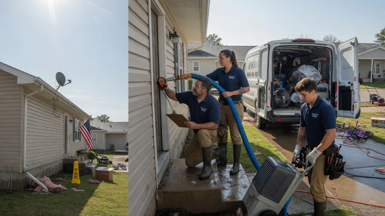 Ceiling Water Damage Restoration in Pace, MS near me
